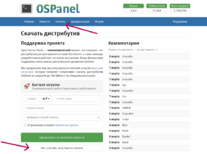 Open Server Panel
